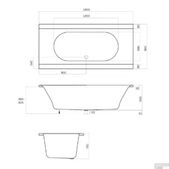 Sealskin Ligbad Senso Slimfit 190x90 Cm Wit -Baden Luxe Verkoop sealskin ligbad senso slimfit 190x90 cm wit tech