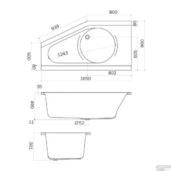Sealskin Ligbad Senso Slimfit Compact L 165x90 Cm Wit -Baden Luxe Verkoop sealskin ligbad senso slimfit compact l 165x90 cm wit tech