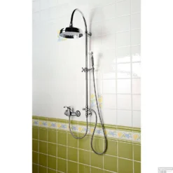 Regendouche Opbouwset Sapho Vanity Retro Chroom (excl. Douchekraan) -Baden Luxe Verkoop set061 regendouche opbouwset sapho vanity retro chroom excl. douchekraan 11