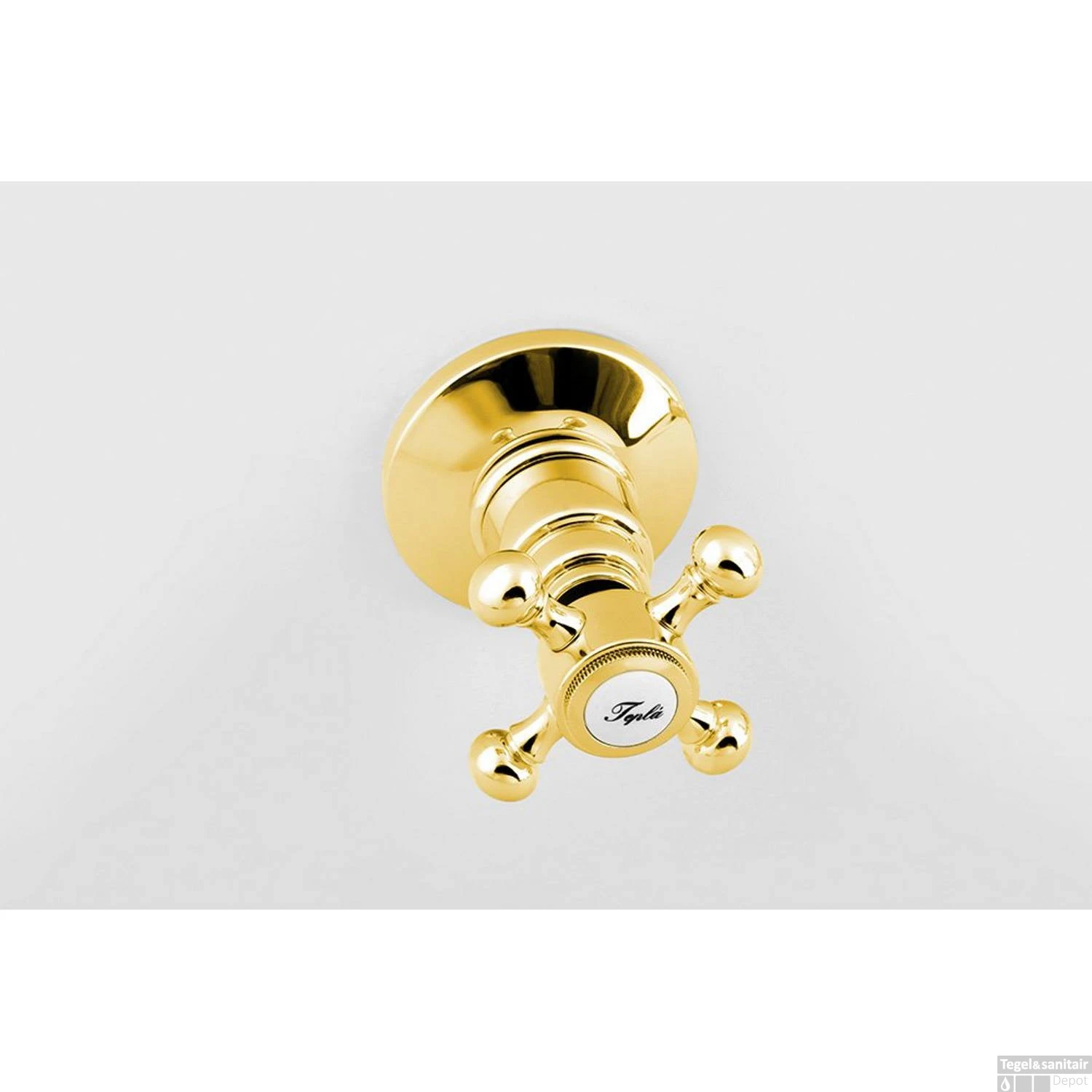 Douchekraan Inbouw Sapho Antea Mengkraan Afbouwdeel 2-weg Goud 4 Douchekraan Inbouw Sapho Antea Mengkraan Afbouwdeel 2-weg Goud - Afbeelding 4