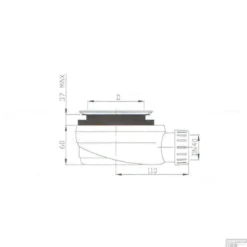 Douchebak Composiet Betonlook Concrete (In Meerdere Maten En Kleuren Beschikbaar) -Baden Luxe Verkoop sifon douchebak struker 7