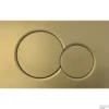 Bedieningsplaat Geberit Sigma 01 Frontbediening Mat Goud