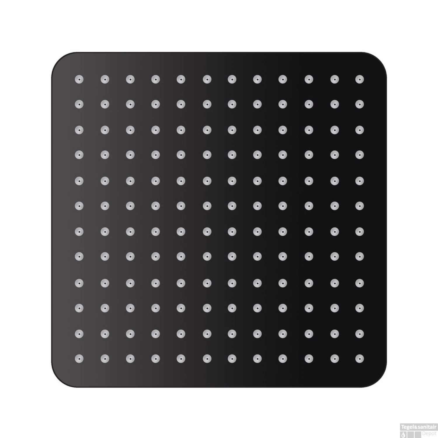 Regendouchekop Sapho Vierkant 30x30 Cm Mat Zwart 3 Regendouchekop Sapho Vierkant 30x30 Cm Mat Zwart - Afbeelding 3