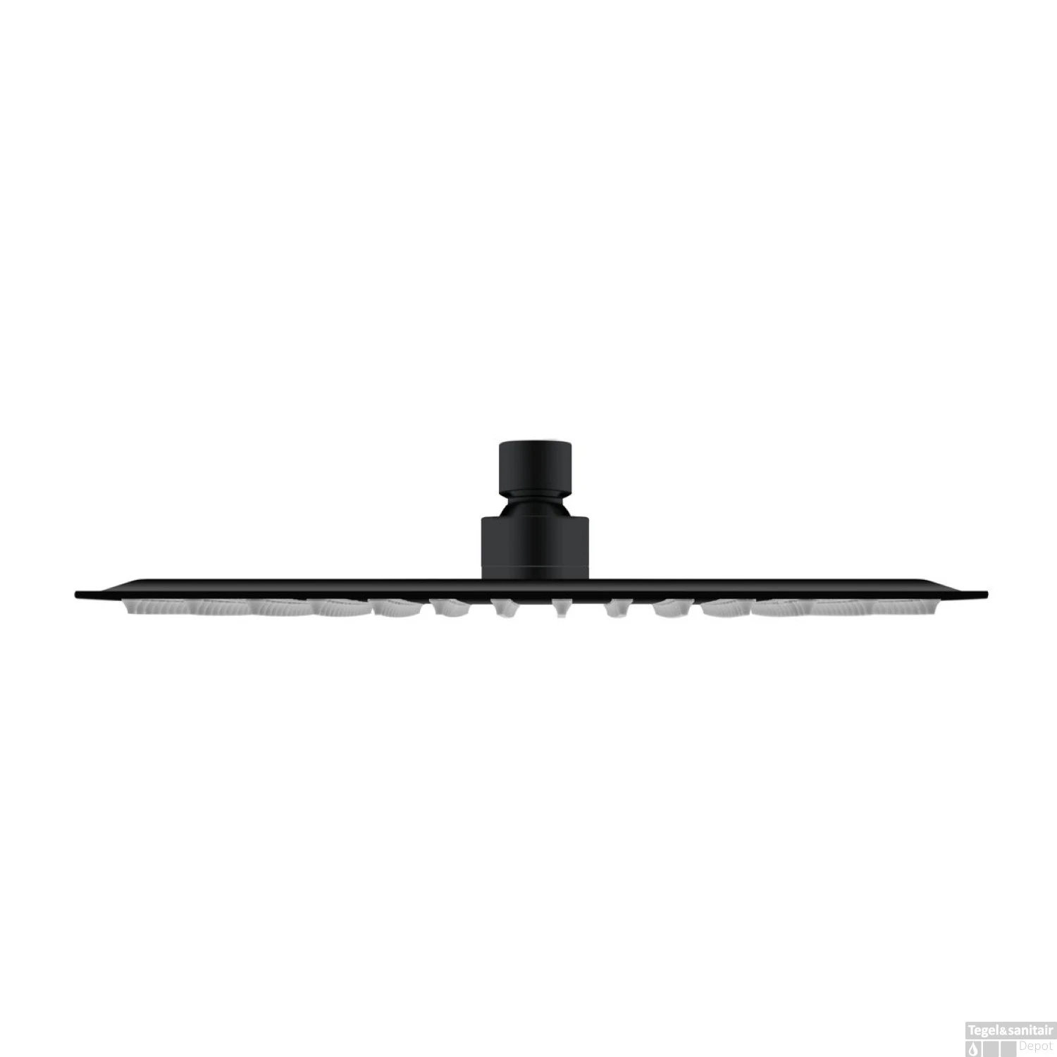 Regendouchekop Sapho Vierkant 30x30 Cm Mat Zwart 2 Regendouchekop Sapho Vierkant 30x30 Cm Mat Zwart - Afbeelding 2