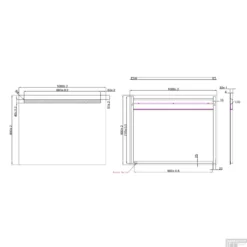 Spiegel Wiesbaden Tigris Met LED Verlichting En Schakelaar 100x80x3cm -Baden Luxe Verkoop spiegel wiesbaden tigris 100x80 38.3762 tech