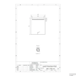 Spiegel Gliss Design Horizontaal Led Standaard Verlichting 60cm -Baden Luxe Verkoop spiegel gliss design horizontaal led standaard verlichting 60 tech