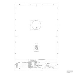 Spiegel Gliss Design Oko Rond LED Verlichting 40cm -Baden Luxe Verkoop spiegel gliss design oko rond led verlichting 40 tech