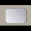 Spiegel Rechthoek Sanicare Q-Mirrors Afgeronde Hoeken 60x90 Cm PP Geslepen Incl. Ophanging