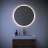 Spiegel Sanitop Rond Eclipse 80cm Incl LED Verlichting Dimbaar