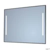 Spiegel Sanicare Q-Mirrors 60x70 Cm Vierkant Met Links & Rechts LED Warm White, Omlijsting Chroom Incl. Ophangmateriaal Met Afstandsbediening