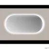 Spiegel Sanicare Q-Mirrors 70x100 Cm Ovaal Met Rondom LED Cold White En Afstandsbediening Incl. Ophangmateriaal