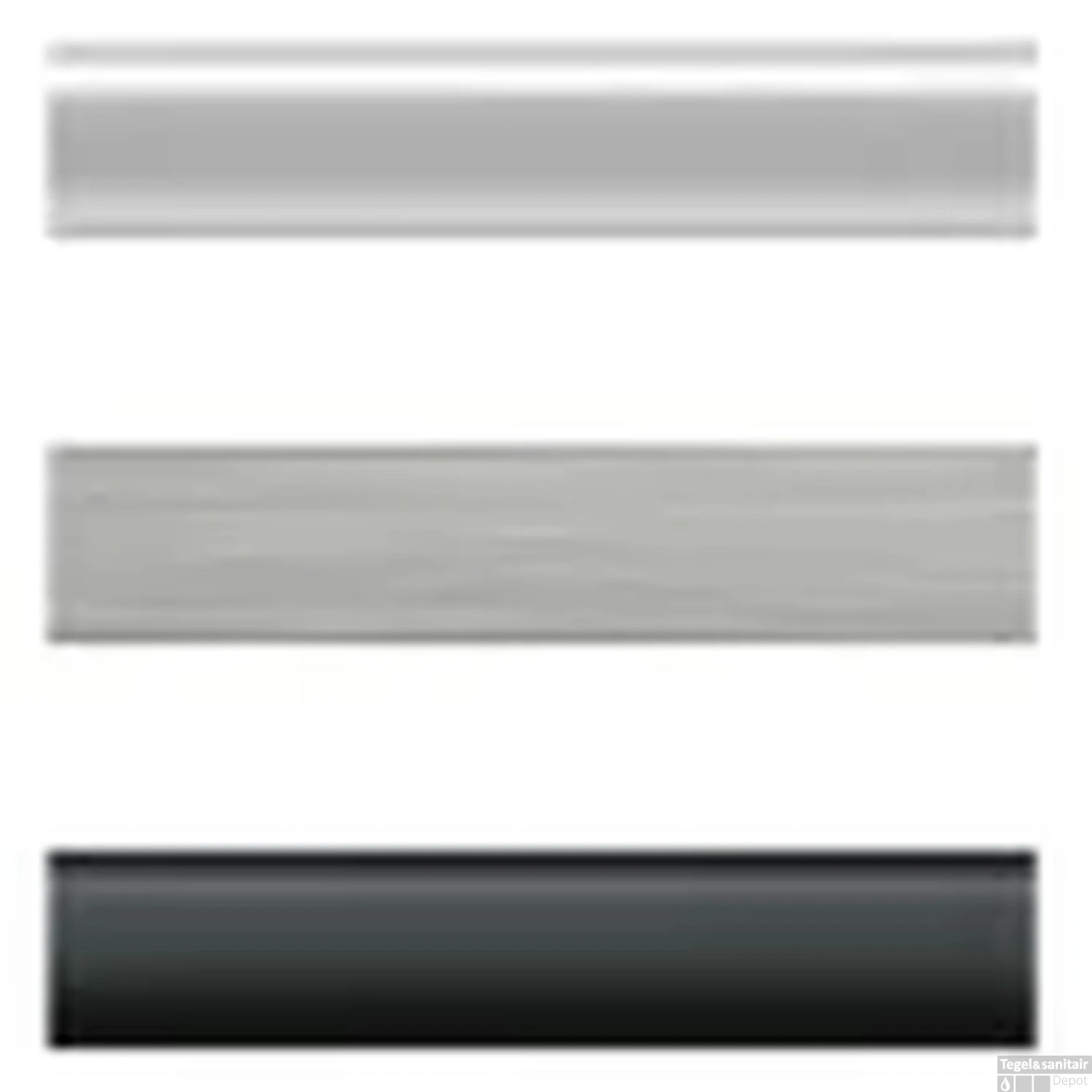 Spiegel Sanicare Q-Mirrors 70x70 Cm Vierkant Met Links & Rechts LED Cold White, Omlijsting Mat Zwart Incl. Ophangmateriaal Zonder Schakelaar - Afbeelding 3