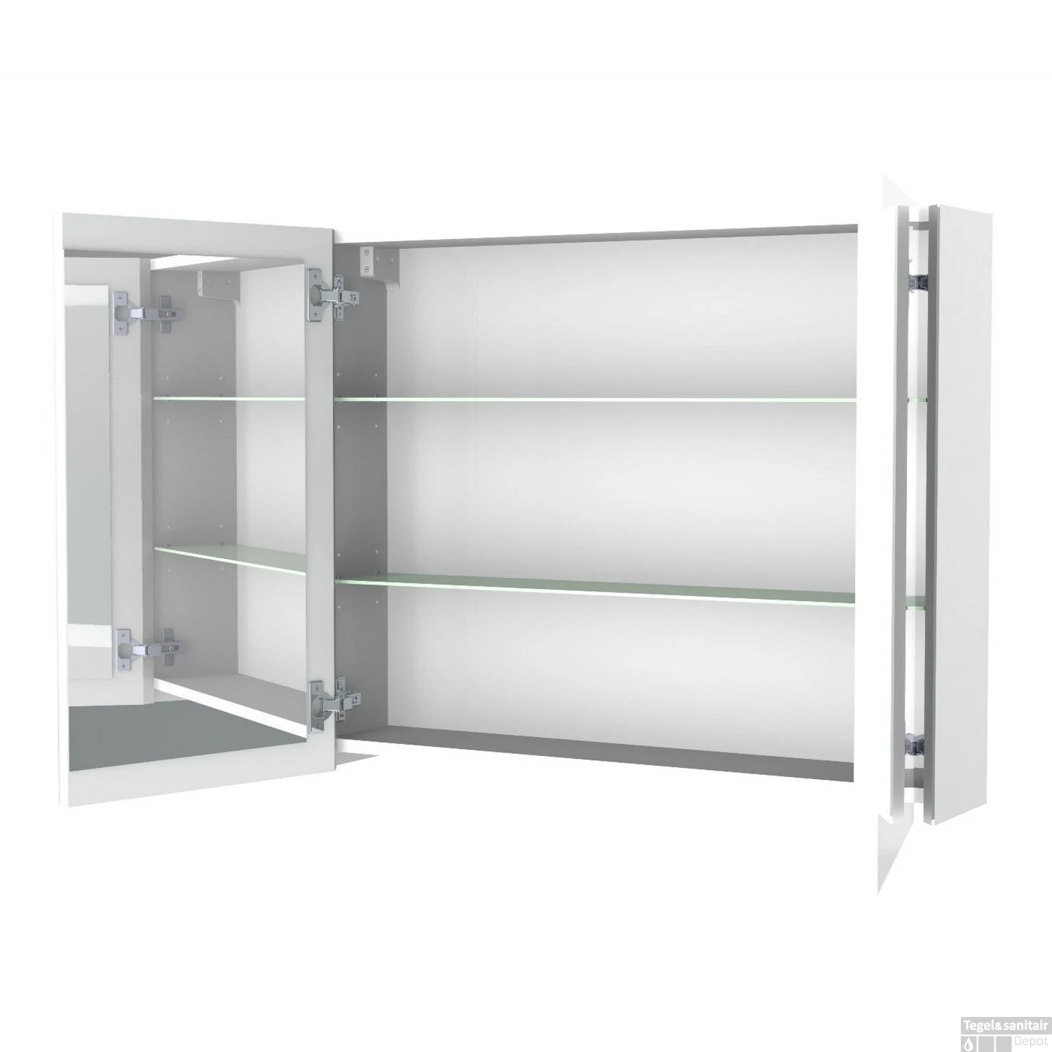 Spiegelkast Allibert Oslo 80 Cm Grijs 1 Spiegelkast Allibert Oslo 80 Cm Grijs