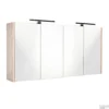 Spiegelkast Best Design Happy Halifax Incl. LED Verlichting 120x60 Cm Eiken