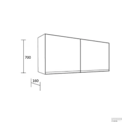 Spiegelkast BWS Valencia 80x70x16 Cm Met Deur Carrara Mat -Baden Luxe Verkoop spiegelkast bws valencia tech 2