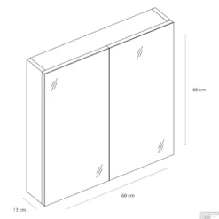 Spiegelkast Differnz Somero 60 Cm Hooglgans Wit -Baden Luxe Verkoop spiegelkast differnz somero 60 cm hooglgans wit tech