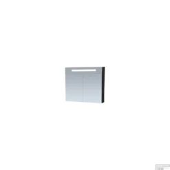 Spiegelkast EX80 Double Face Black Wood 800x700x150