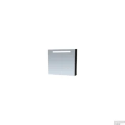 Spiegelkast Double Face Exclusive Line 80cm Hoogglans Zwart
