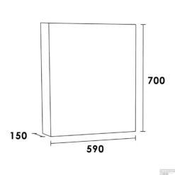 Spiegelkast Dual Exclusive Line 60cm Rechtsdraaiend Legno Calore -Baden Luxe Verkoop spiegelkast dual exclusive line 60cm tech 5