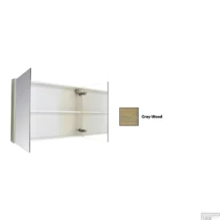 Spiegelkast Sanicare Qlassics 120 Cm 2 Deuren Grey-Wood -Baden Luxe Verkoop spiegelkast sanicare qlassics 120 cm 2 deuren grey wood detail