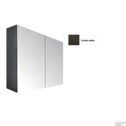 Spiegelkast Sanicare Qlassics 70 Cm 2 Deuren Schots Eiken -Baden Luxe Verkoop spiegelkast sanicare qlassics 70 cm 2 deuren schots eiken detail1