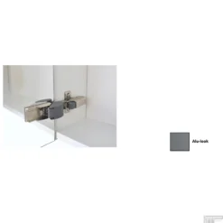 Spiegelkast Sanicare Qlassics 80 Cm 2 Deuren Alu-Look -Baden Luxe Verkoop spiegelkast sanicare qlassics 80 cm 2 deuren alu look detail3