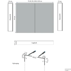 Spiegelkast Sanicare Qlassics Ambiance 100 Cm 2 Spiegeldeuren Belluno Eiken 9 Spiegelkast Sanicare Qlassics Ambiance 100 Cm 2 Spiegeldeuren Belluno Eiken -Baden Luxe Verkoop spiegelkast sanicare qlassics ambiance 100 cm 2 spiegeldeuren belluno eiken tech