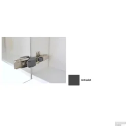 Spiegelkast Sanicare Qlassics Ambiance 60 Cm 1 Deur Antraciet -Baden Luxe Verkoop spiegelkast sanicare qlassics ambiance 60 cm 1 deur antraciet detail1