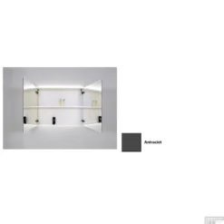 Spiegelkast Sanicare Qlassics Ambiance 70 Cm 2 Deuren Antraciet 11 Spiegelkast Sanicare Qlassics Ambiance 70 Cm 2 Deuren Antraciet -Baden Luxe Verkoop spiegelkast sanicare qlassics ambiance 70 cm 2 deuren antraciet detail1