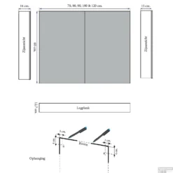 Spiegelkast Sanicare Qlassics Ambiance 70 Cm 2 Deuren Antraciet 14 Spiegelkast Sanicare Qlassics Ambiance 70 Cm 2 Deuren Antraciet -Baden Luxe Verkoop spiegelkast sanicare qlassics ambiance 70 cm 2 deuren antraciet tech 1
