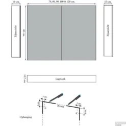 Spiegelkast Sanicare Qlassics Ambiance 80 Cm 2 Deuren Schots-Eiken -Baden Luxe Verkoop spiegelkast sanicare qlassics ambiance 80 cm 2 deuren schots eiken tech 1
