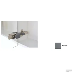 Spiegelkast Sanicare Qlassics Ambiance 90 Cm 2 Deuren Alu-Look -Baden Luxe Verkoop spiegelkast sanicare qlassics ambiance 90 cm 2 deuren alu look detail2