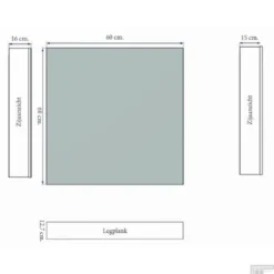 Spiegelkast Sanicare Qlassics Ambiance 90x60 Cm Met Dubbelzijdige Spiegeldeuren, LED Verlichting En Afstandsbediening Antraciet -Baden Luxe Verkoop spiegelkast sanicare qlassics ambiance 90x60 cm antraciet tech