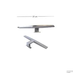 Spiegelverlichting Sanicare LED Elles 5 Watt 37 Cm Chroom -Baden Luxe Verkoop spiegelverlichting sanicare elles 37cm tech