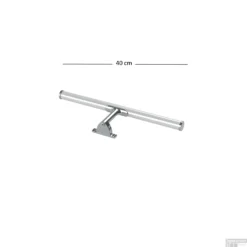 Spiegelverlichting Sanicare LED Londen 6 Watt 40 Cm Chroom -Baden Luxe Verkoop spiegelverlichting sanicare londen 40cm tech