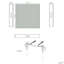 Spiegelkast Sanicare Qlassics Ambiance 60 Cm 1 Deur Hoogglans Wit -Baden Luxe Verkoop ssc29.41060qha shop