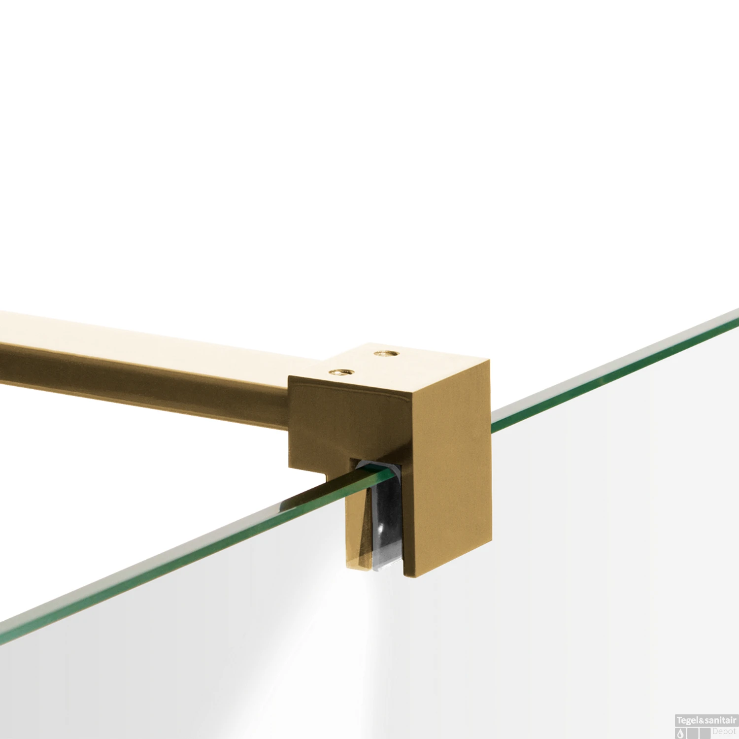 Inloopdouche Compleet Just Creating Profielloos 90x130/30 Cm Reversed Goud - Afbeelding 8