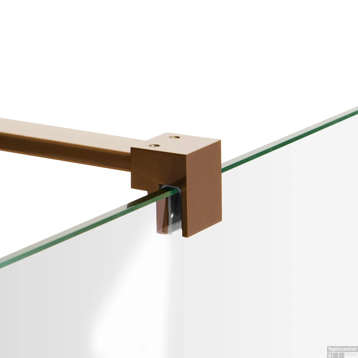 Inloopdouche Compleet Just Creating Profielloos 100x140/30 Cm Reversed Koper - Afbeelding 5