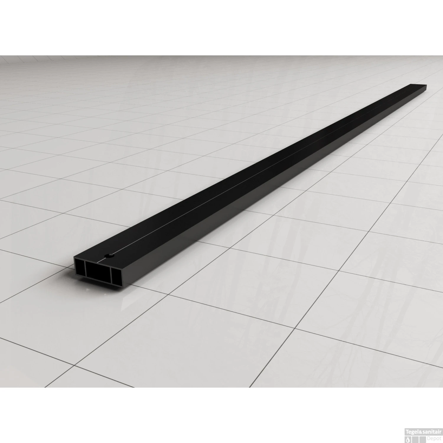 Stabilisatiestang Voor Inloopdouche Boss & Wessing Black Line 120 Cm Mat Zwart