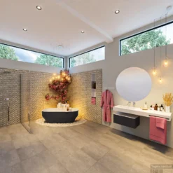 STONE Vrijstaand Bad 170x75cm Kleur Dark Grey / Talc -Baden Luxe Verkoop stone 2 00009