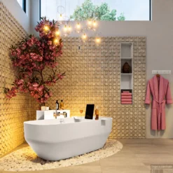 STONE Vrijstaand Bad 170x75cm Kleur Linen / Linen -Baden Luxe Verkoop stone 4 00017