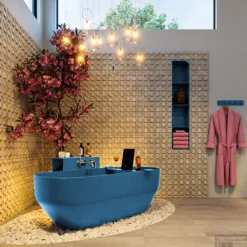 STONE Vrijstaand Bad 170x75cm Kleur Jeans / Jeans -Baden Luxe Verkoop stone 4 00026