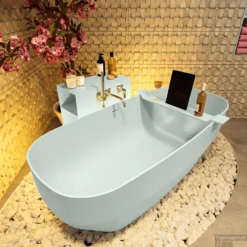 STONE Vrijstaand Bad 170x75cm Kleur Greey / Greey -Baden Luxe Verkoop stone 5 00018