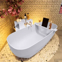 STONE Vrijstaand Bad 170x75cm Kleur Cale / Cale -Baden Luxe Verkoop stone 5 00021