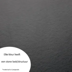 Douchebak Composiet Betonlook Concrete (In Meerdere Maten En Kleuren Beschikbaar) -Baden Luxe Verkoop stone antracite 1 5