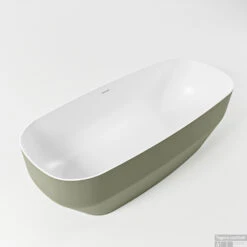 Nieuwkomers 21 STONE Vrijstaand Bad 170x75cm Kleur Army / Talc