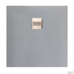 Composiet Douchebak Square (In Meerdere Maten, Kleuren En Structuren Beschikbaar) -Baden Luxe Verkoop stone slab grijs square