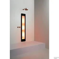 Sunshower One L Round Infrarood 185x33 Cm Inbouw - Opbouw Vlak Of Hoek Black -Baden Luxe Verkoop sunshower oneplus l black inbouw ir geheel