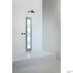 Sunshower Plus L Round Infrarood En UV-licht 185x33 Cm Inbouw - Opbouw Vlak Of Hoek Organic Grey -Baden Luxe Verkoop sunshower oneplus l organic grey inbouw uv geheel 2