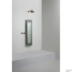 Sunshower One M Round Infrarood 140x33 Cm Inbouw - Opbouw Vlak Of Hoek Organic Grey -Baden Luxe Verkoop sunshower oneplus m organic grey opbouw uit geheel